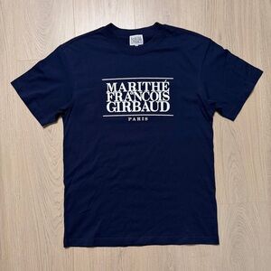 Marithe Francois Girbaud Paris Short Sleeve T-Shirt Mens Medium Navy Blue